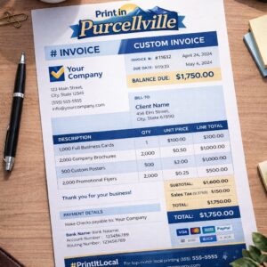 Custom invoice